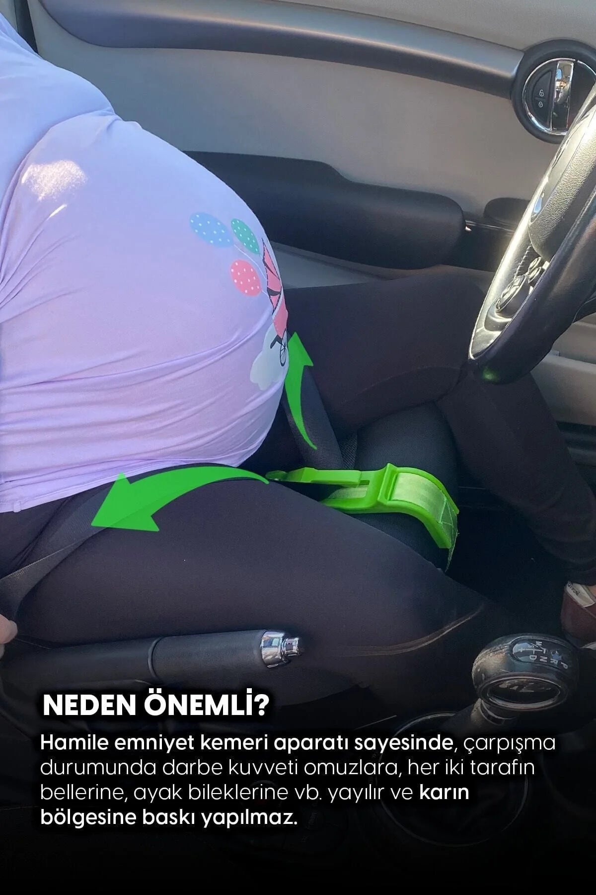 BABYRİDE Hamile Emniyet Kemeri Aparatı